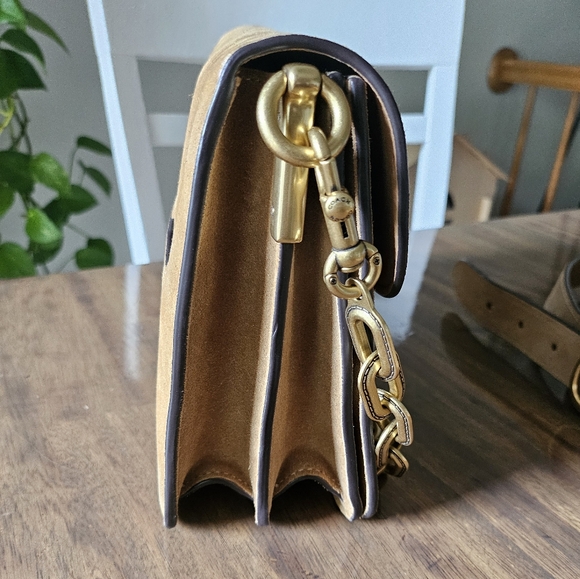 Coach Suede Chain Tabby Bag - Picture 3 of 12